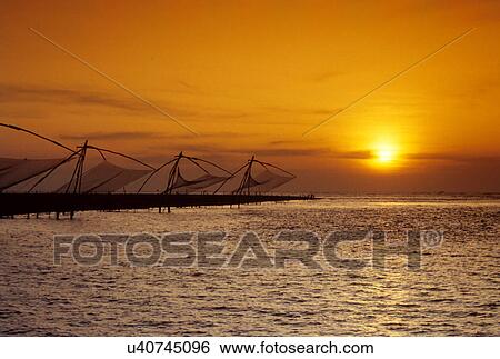 Chinese fishing net View Large Photo Image Stock Photograph - Chinese fishing net. Fotosearch