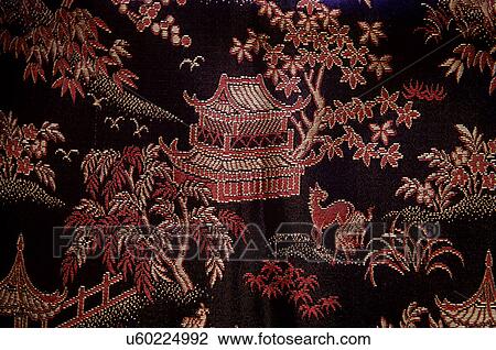 Chinese silk brocade View Large Photo Image Stock Image - Chinese silk brocade. Fotosearch