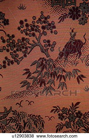 Chinese silk brocade View Large Photo Image Stock Photo - Chinese silk brocade. Fotosearch