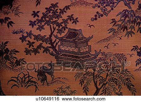 Chinese silk brocade View Large Photo Image Stock Photograph - Chinese silk brocade. Fotosearch