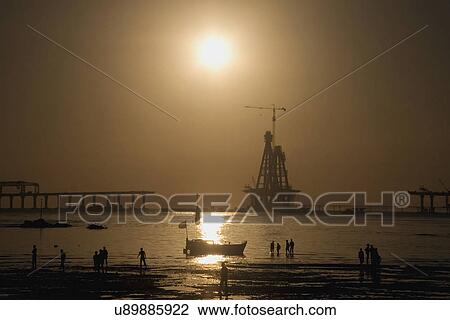 Construction of Bandra Worli Sea Link View Large Photo Image Stock Image - Construction of Bandra Worli Sea Link. Fotosearch