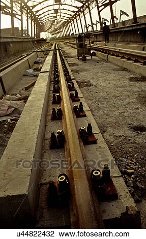 Stock Image - Construction of metro station. Fotosearch