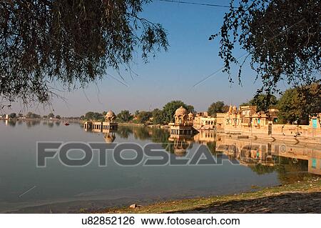 Gadesar lake View Large Photo Image Stock Photograph - Gadesar lake. Fotosearch