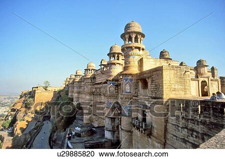 Gwalior Fort View Large Photo Image Stock Image - Gwalior Fort. Fotosearch