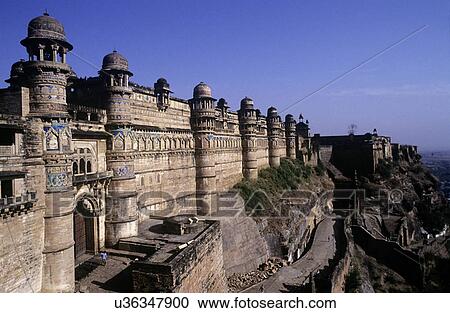 Gwalior Fort View Large Photo Image Stock Image - Gwalior Fort. Fotosearch
