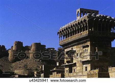 Haveli and Fort View Large Photo Image Stock Image - Haveli and Fort. Fotosearch
