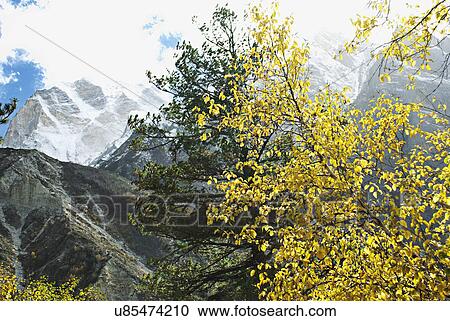 Stock Image - Himalayan landscape . Fotosearch