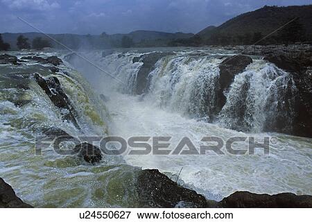 Hogennakal Falls View Large Photo Image Stock Photo - Hogennakal Falls. Fotosearch