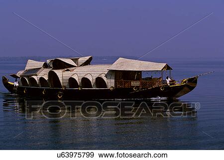 Stock Photo - House boat. Fotosearch