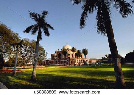 Humayun's Tomb View Large Photo Image Stock Photo - Humayun's Tomb. Fotosearch