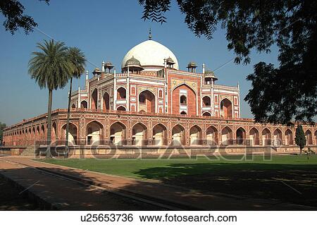 Humayun's Tomb View Large Photo Image Stock Photograph - Humayun's Tomb. Fotosearch