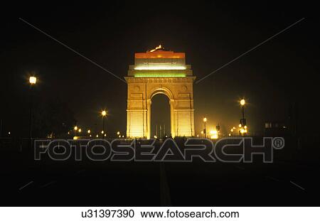 India Gate View Large Photo Image Stock Image - India Gate. Fotosearch