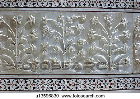 Stock Image - Inside of Taj Mahal. Fotosearch