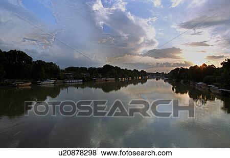 Jhelum river View Large Photo Image Stock Photo - Jhelum river. Fotosearch