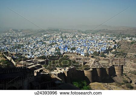 Jodhpur city View Large Photo Image Stock Photograph - Jodhpur city . Fotosearch