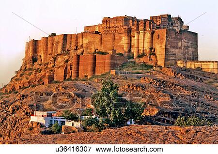 Jodhpur Fort View Large Photo Image Stock Photo - Jodhpur Fort. Fotosearch