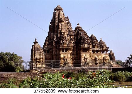 Khajuraho Temple View Large Photo Image Stock Photo - Khajuraho Temple. Fotosearch