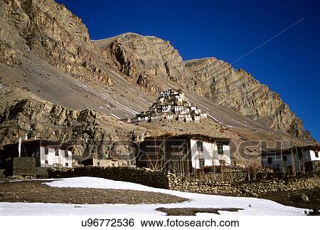 Stock Photograph - Ki gompa. Fotosearch