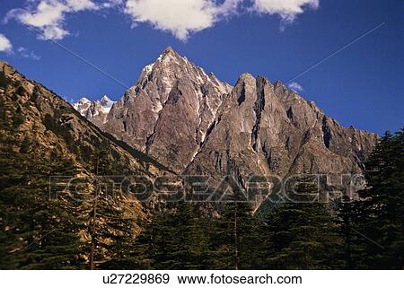 Stock Photo - Kinner Kailash range. Fotosearch