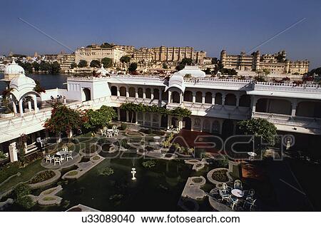 Lake palace and City palace View Large Photo Image Stock Image - Lake palace and City palace. Fotosearch