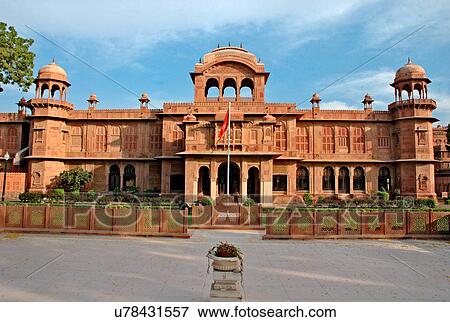 Lallgarh Palace View Large Photo Image Stock Photo - Lallgarh Palace. Fotosearch