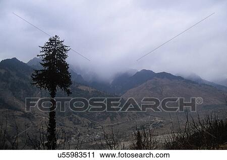 Stock Image - Landscape in Manali. Fotosearch