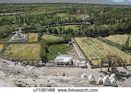 Landscape seen from Shey Palace View Large Photo Image Stock Photo - Landscape seen from Shey Palace . Fotosearch