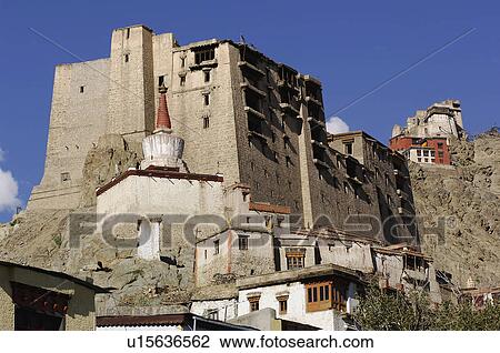 Leh palace View Large Photo Image Stock Image - Leh palace. Fotosearch