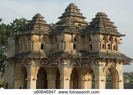 Lotus Mahal View Large Photo Image Stock Photo - Lotus Mahal . Fotosearch
