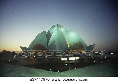 Lotus temple View Large Photo Image Stock Image - Lotus temple. Fotosearch