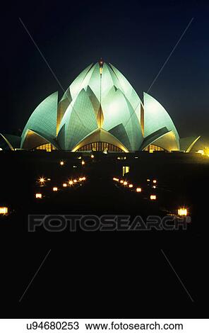 Lotus temple View Large Photo Image Stock Image - Lotus temple. Fotosearch
