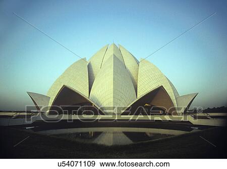 Lotus Temple View Large Photo Image Stock Photo - Lotus Temple. Fotosearch