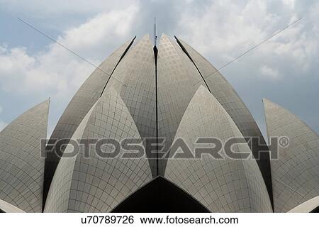 Lotus Temple View Large Photo Image Stock Photograph - Lotus Temple. Fotosearch