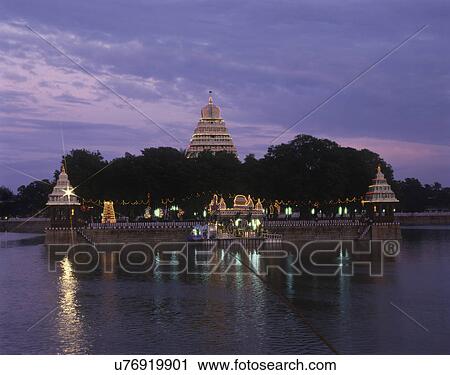 Stock Image - Mariamman Theppakulam. Fotosearch