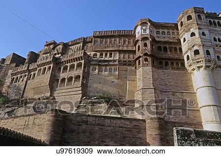 Mehrangarh fort View Large Photo Image Stock Photo - Mehrangarh fort. Fotosearch