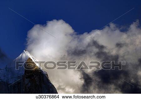 Mountain peak View Large Photo Image Picture - Mountain peak. Fotosearch