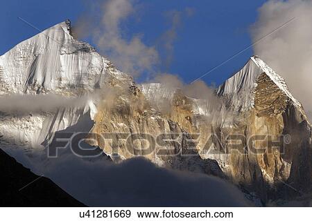 Mountain peak View Large Photo Image Stock Photo - Mountain peak. Fotosearch
