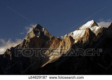 Mountain peaks View Large Photo Image Stock Photo - Mountain peaks. Fotosearch