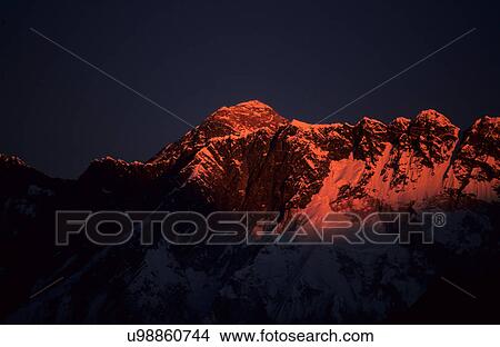 Mt Everest View Large Photo Image Picture - Mt Everest. Fotosearch