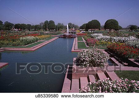 Mughal Gardens View Large Photo Image Stock Image - Mughal Gardens. Fotosearch