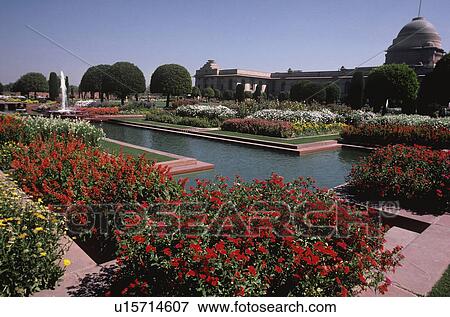 Mughal Gardens View Large Photo Image Stock Photo - Mughal Gardens. Fotosearch