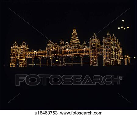 Stock Image - Mysore Palace. Fotosearch