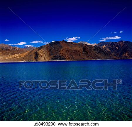 Stock Image - Pangong Lake. Fotosearch