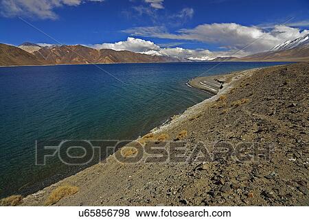 Pangong Lake View Large Photo Image Stock Photo - Pangong Lake. Fotosearch