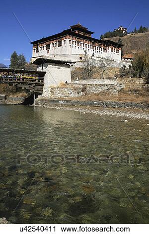 Paro Chu river View Large Photo Image Stock Image - Paro Chu river. Fotosearch