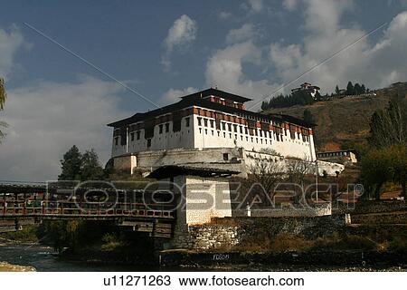 Paro Dzong View Large Photo Image Stock Image - Paro Dzong. Fotosearch