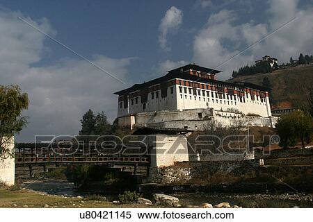 Paro Dzong View Large Photo Image Stock Photography - Paro Dzong. Fotosearch