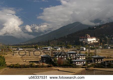 Paro View Large Photo Image Stock Image - Paro. Fotosearch