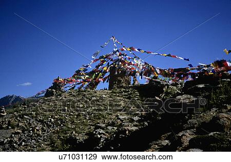 Prayer flags View Large Photo Image Stock Photo - Prayer flags. Fotosearch