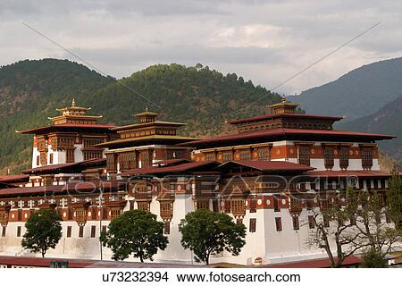 Picture - Punakha Dzong. Fotosearch
